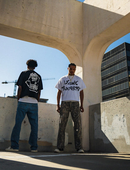 ''IRONIC THOUGHTS WHITE TEE''