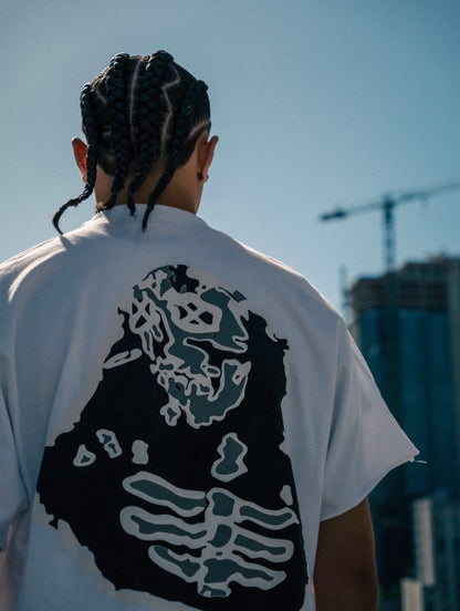''IRONIC THOUGHTS WHITE TEE''