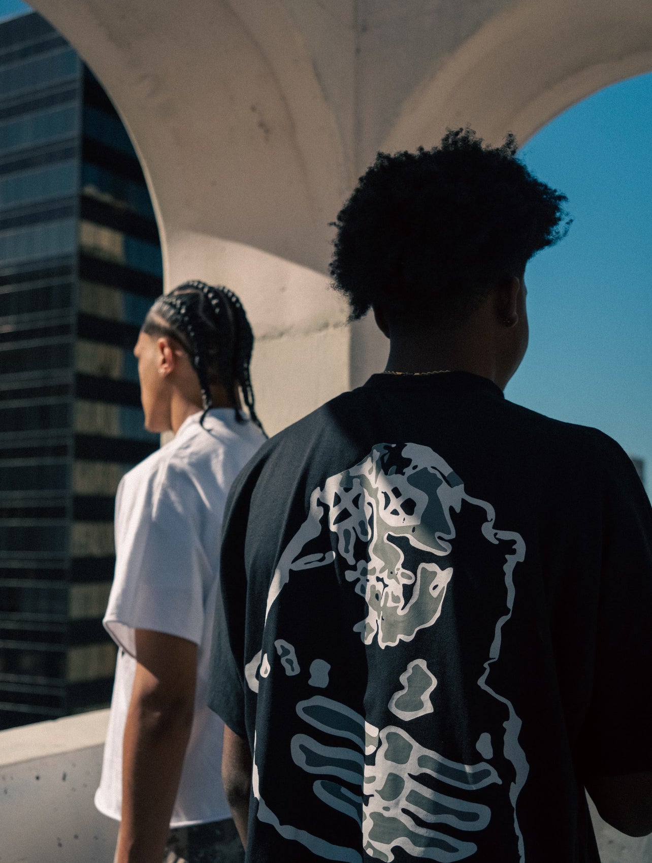 ''IRONIC THOUGHTS BLACK TEE''