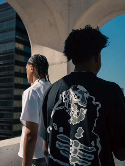 ''IRONIC THOUGHTS BLACK TEE''